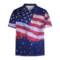 thumbnail image 5 of IROINNID Big and Tall T Shirts for Men, Indenpence Day Lightweight Thin Basic V-Neck Botton Tops for Men, 5 of 7