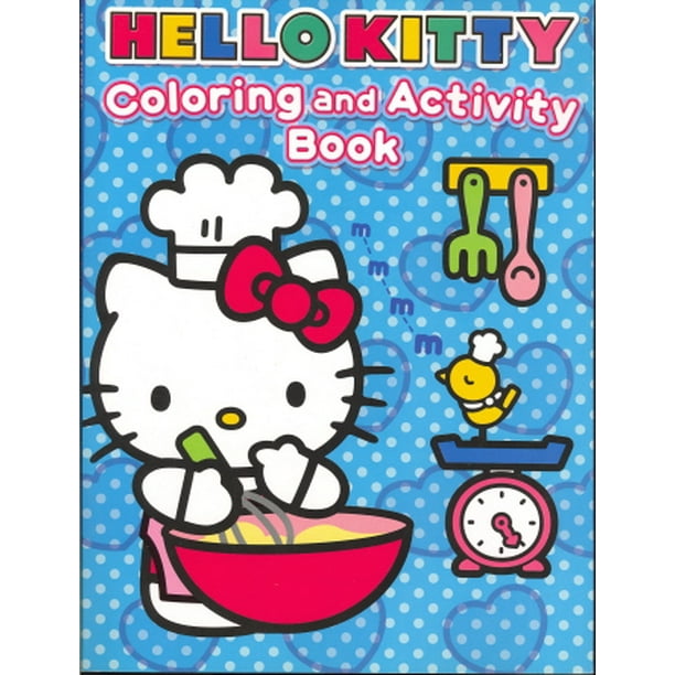Download Hello Kitty Jumbo Coloring Activity Book Walmart Com Walmart Com