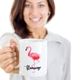 thumbnail image 2 of Cute Pink Flamingo Print Ceramic Coffee & Tea Gift Mug, Birthday Party Supplies, Favors, Accessories And Gifts For Men & Women Bird Lovers (15oz), 2 of 4