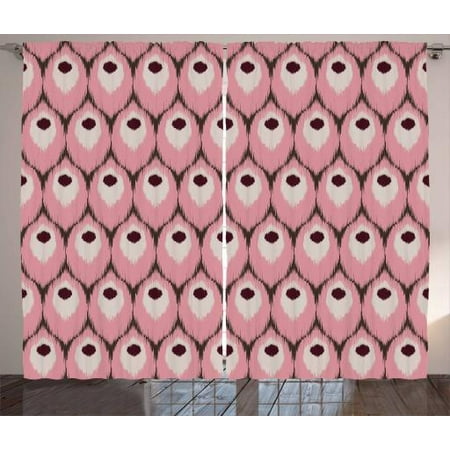 Ikat Curtains 2 Panels Set Repeating Motifs From Indonesia Culture Ikat Curtains 2 Panels Set Repeating Motifs From Indonesia Culture Clic South East Asia Design