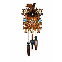 Quartz Cuckoo Clock 5-leaves, bird EN 522/10 Q
