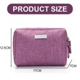 thumbnail image 2 of Bolsa de maquillaje grande, bolsa con cremallera, cosméticos de viaje para mujer, bolsa de lavado y sujeción, 2 of 5