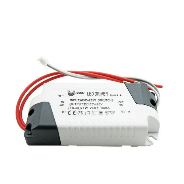 LED Constant Current Driver 1-3W 4-7W 7-12W 12-18W 26-36W 37-50W Power Supply Output 300mA 240mA External For LED Downlight ,Easy to Operate