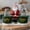 As show, variant on NWOKYZGH Salt and Pepper Shakers Set, Santa Claus Decorative Statue Spice Organizer, Glass Spice Jars with Holder Figurine Gift for Family, Kitchen, Restaurant, Cafe, Bakery