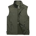 thumbnail image 1 of Chaleco de secado rápido para ocio al aire libre de primavera y verano para hombre, chaleco de fotografía con cuello Simple a la moda para hombre, 1 of 5