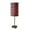 Grey-Red, variant on ORE International 33"H Modern Retro Grey-Yellow Table Lamp-Color:Gray and Red