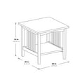 thumbnail image 2 of Sierra Mission End Table in White Finish in Engineered Wood, 2 of 9