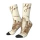 thumbnail image 1 of Balery New York Calcetas Largas con Estampado para Hombre y Mujer – Suaves y Transpirables, Talla Única (US 5-11), 1 of 6