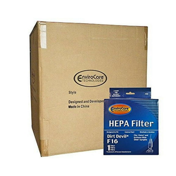 (25) Royal Dirt Devil F16 HEPA w/activated Charcoal Vacuum Filter, Vision, Envis