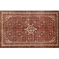 thumbnail image 1 of Ahgly Company Machine Washable Indoor Rectangle Traditional Orange Salmon Pink Area Rugs, 3' x 5', 1 of 7