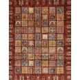 thumbnail image 1 of Ahgly Company Machine Washable Indoor Rectangle Abstract Tomato Red Area Rugs, 6' x 9', 1 of 7