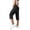Black, variant on Only Moment Bermuda Shorts for Women Cargo Shorts with Pockets High Waist Loose Sweatpants Casual Lounge Yoga Workout Palazzo Beige,4XL