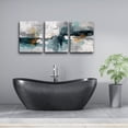 thumbnail image 3 of Abstract Wall Art For Living Room Bedroom Wall Decor Modern Office Decorations Color Block Wall Paintings Pictures Artwork Hotel Canvas Prints Art 3 Piece Minimalist Aesthetic Home Decor, 3 of 6
