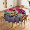 thumbnail image 5 of Rick And Morty Round Tablecloth Print Decorative Table Cover Washable Table Cloths for Dining Party Picnic 60x60in, 5 of 8