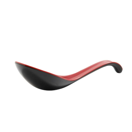 

Black & Red Spoon 6 1/2 L X 2 1/4 W Melamine Black & Red Pack of 4