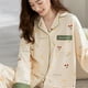 thumbnail image 4 of Xihbxyly Pijama de Estar Por Casa, Cómodo Cárdigan de Manga Larga, Elegante Pantalón con Relleno En El Pecho, Suave Tejido de Algodón, Ideal para Dormir o Ropa Informal, Colección Primavera-Verano pa, 4 of 6