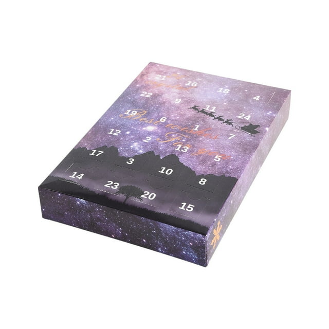Halloween Advent Calendar With 24 Natural Crystal Agate Fossils Daily Surprise Mineral Collection For Kids Holiday Countdown Gift Weight 0.68 Lb