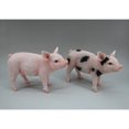 thumbnail image 2 of Set of 2 Large Resin BARNYARD PIG Farmhouse Figurines, 6" Tall, by Mayrich, 2 of 2