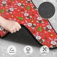 thumbnail image 3 of Fuzoiu Cute Christmas Bunny Print Carpet Floor Mats for Car,Car Foot Mat Set,Universal Fit 4 Piece Mat Pad Set,Fits Most Cars Trucks Vans Sedans SUV Auto Carpet Mat Se, 3 of 7