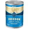 Blue Buffalo Freedom Grain Free Natural Adult Wet Dog Food, Chicken 12.5oz cans (Pack of 12)