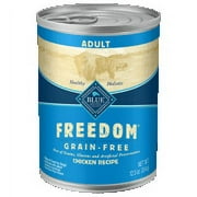 Blue Buffalo Freedom Grain Free Natural Adult Wet Dog Food, Chicken 12.5oz cans (Pack of 12)