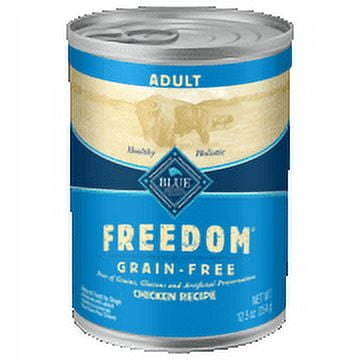 UPC: 0859610006908 | Blue Buffalo Freedom Grain Free Natural Adult Wet Dog Food Chicken 12.5oz cans (Pack of 12)