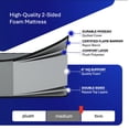 thumbnail image 4 of hoggisleep 7 Inch Semi Truck Mattress - 36x80, Quality Foam Mattress, Narrow Twin Size, Medium Firm Feel, DOT Compliant Non Woven, Certified Only Safe Foams, Easy Bed in a Box Mattress Made in USA, 4 of 11