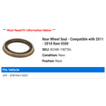 thumbnail image 2 of Rear Wheel Seal - Compatible with 2011 - 2018 Ram 5500 2012 2013 2014 2015 2016 2017, 2 of 2