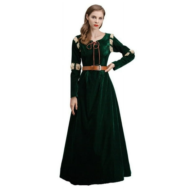 Disfraz de Halloween Brave Legend Personaje Melinda Disfraz de cosplay Femenino Palacio Verde Vestido largo Walmart en linea