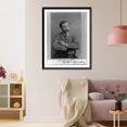 thumbnail image 3 of Historic Framed Print, [Coulson Kernahan, 1858-1943, half-length portrait, seated, facing right], 17-7/8" x 21-7/8", 3 of 9