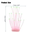 thumbnail image 2 of Unique Bargains Aquarium Simulation Coral Sea Urchins Silicone Fluorescent Coral Glow Ornaments Fish Tank Landscape Pink, 2 of 7
