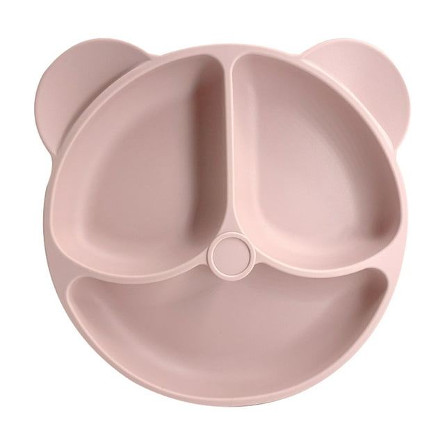Suction Baby Non-Slip Divided Plates with Suction Base | BPA-Free Plate for Baby & Toddler
