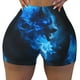thumbnail image 2 of Fotbe Wolf Shorts Sin Costuras – Shorts Deportivos de Cintura Alta para Mujer, Elásticos para Gimnasio, Yoga, Running o Ciclismo-Large, 2 of 8