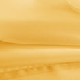 thumbnail image 2 of Home Mart Goods Yellow Solid Color Rod Pocket Sheer Glam Elegant Curtain Set 63" Long - 2 Panels, 2 of 5
