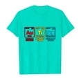 thumbnail image 4 of Kids' Neon Graphic Print T-Shirt, Cool 3D Design, Short Sleeve, Casual Comfort for Boys & Girls (8-12 Years), 4 of 4