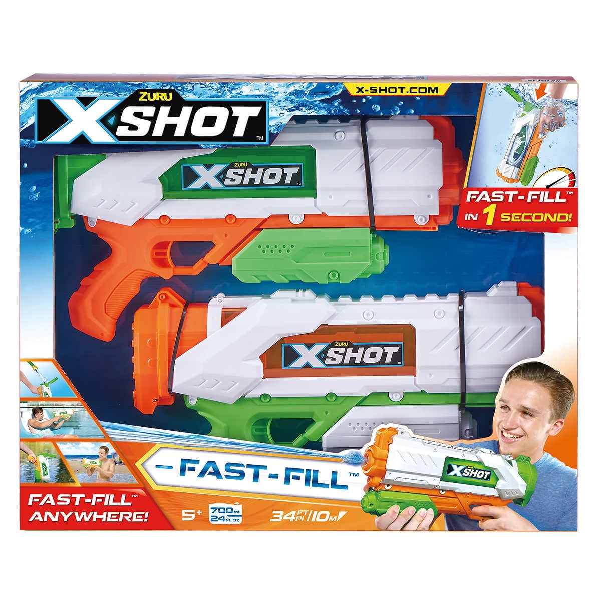 Zuru XShot Water Blaster 2pack