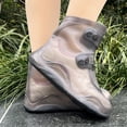 thumbnail image 2 of LAICAIW Couvre-Chaussures de Pluie / Galoshes Réutilisables Surchaussures / Semelle Épaisse Réutilisable Double Couche Mode Antidérapante Durable Facile à Utiliser Couvre-Chaussures pour Pluie Cyclisme Extérieur, 2 of 7