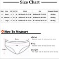 thumbnail image 3 of HUPOM Womens Cotton Underwear Underwear For Women Briefs Leisure Tie Seamless Waistband White S, 3 of 7