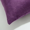 thumbnail image 5 of Flxxie Velvet Soft and Cozy Body Pillowcase, Luxury Fuzzy Long Body Pillow Cover with Zipper for All Seasons, 20"x54", Purple, 5 of 5