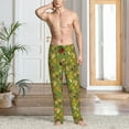 thumbnail image 5 of Uemuo Squirrel And Fox In The Forest Pattern Men's Wide Leg Palazzo Lounge Pants with Pockets Light Weight Loose Comfy Casual Pajama Pants-, 5 of 9