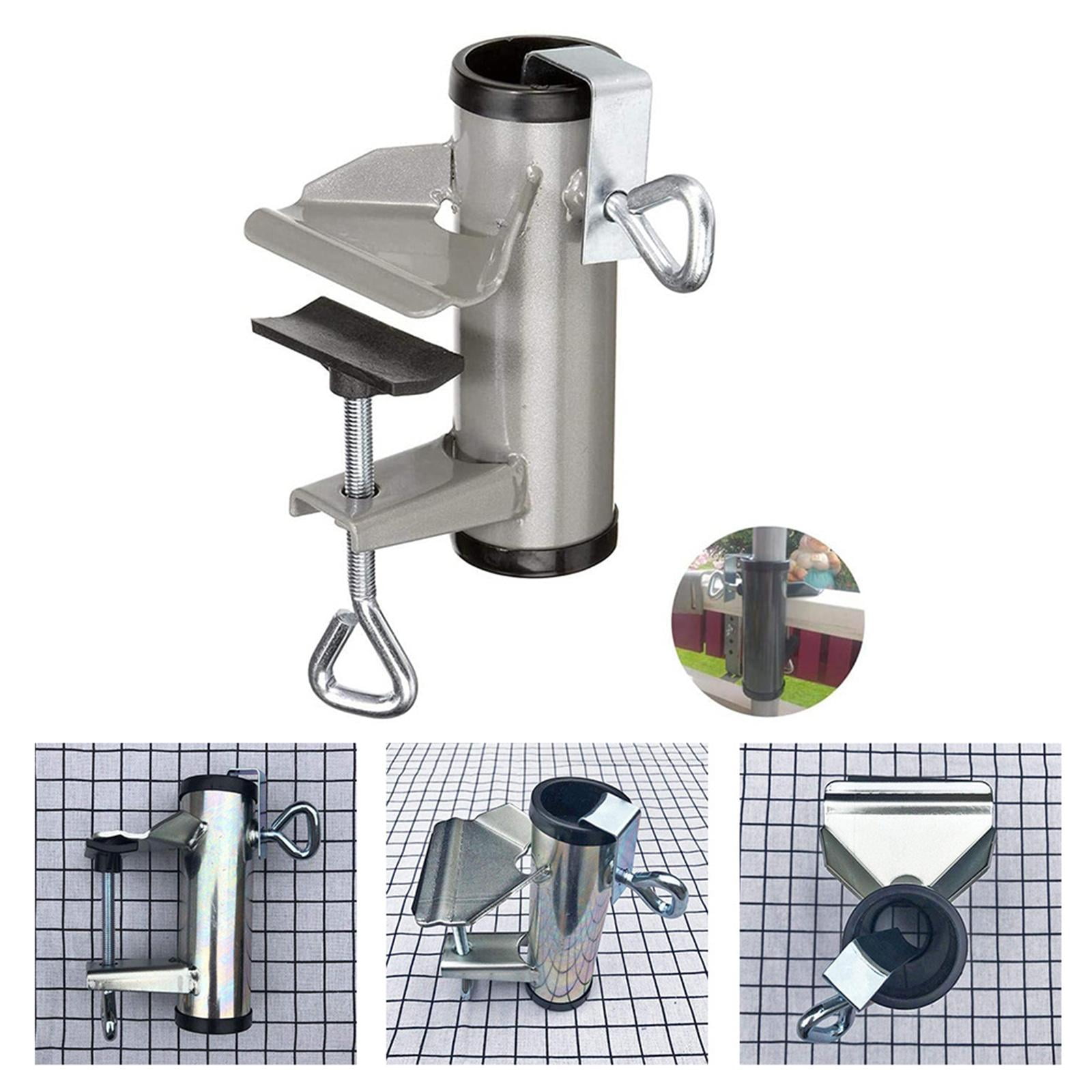 Patio Umbrella Clamp, Umbrella Stand Metal Clamp, Balcony Umbrella Holder, Bench , Bracket , Pool Deck, Bleachers, Tailgates, Boats