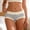 Blue, variant on Womens Underwear High Waisted Tummy Control High Cut Bikini Briefs Full Coverage Lightweight Soft Stretch Hipster Briefs Light Green M