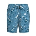 thumbnail image 4 of Wukai Dinosaur Skull Men’s Short Pajama Pants With Pockets Soft Sleep Pj Shorts for Men-Small, 4 of 6