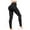 Black, variant on Fashion Plus Size Yoga Pants for Women Solid Color Seamless Hip Lifting Breathable Yoga Suit With Tight Fitting High Waisted Sports Bottom Fitness Pants 50% off Clearance!