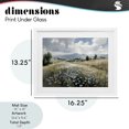 thumbnail image 4 of Stupell Industries Traditional Poppy Blues Across Meadow White Framed Print Under Glass, 16 x 13, by Franklyn Gregory, 4 of 8