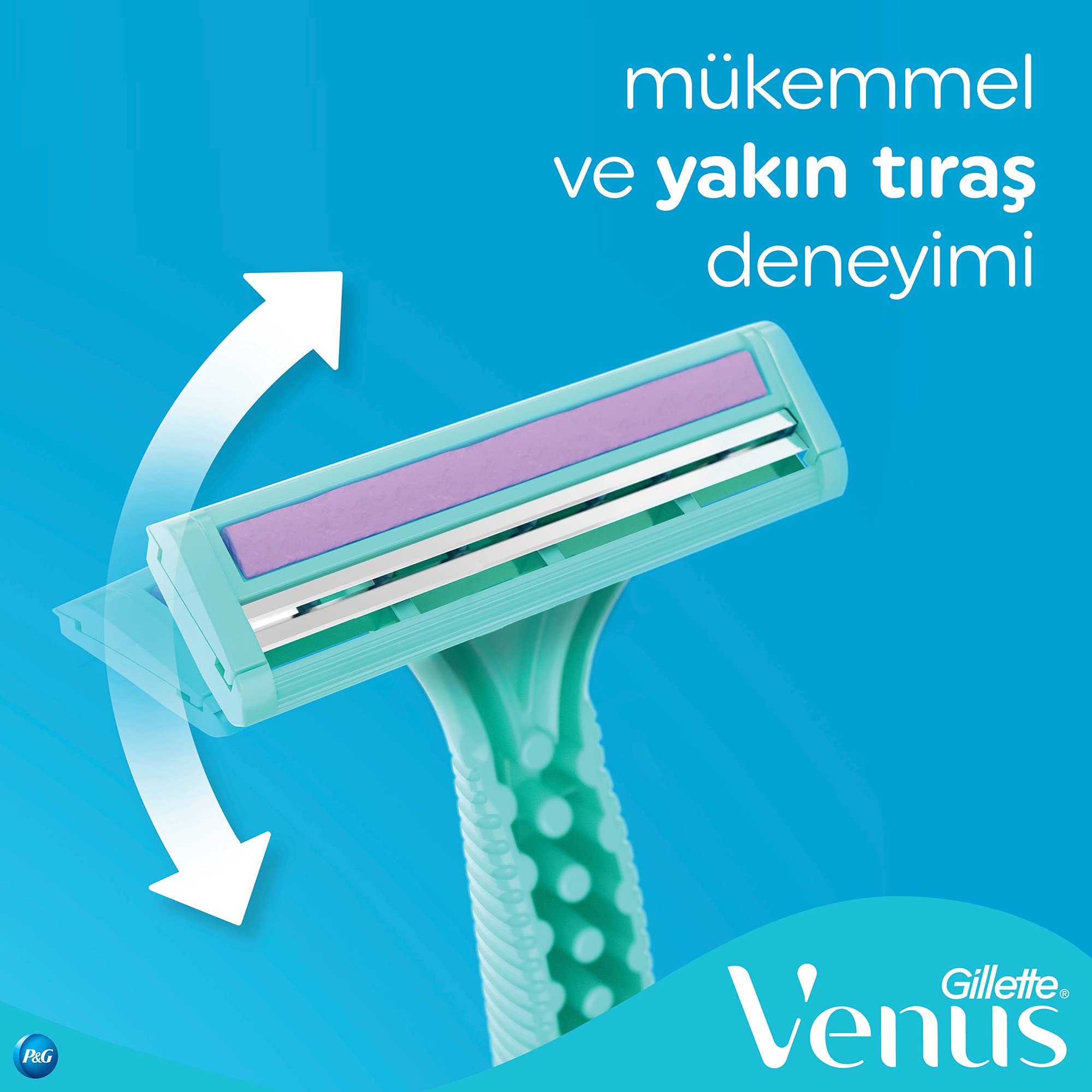 Gillette Simply Venus 2 Blade Disposable Razors With A Touch of Aloe, 4 Count - image 5 of 7