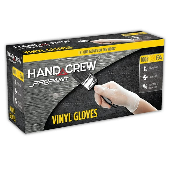 Gants en vinyle 100Ct-L 100Ct Gants De Vinyle- Grand