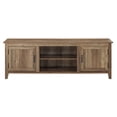 thumbnail image 3 of Pemberly Row 70" Farmhouse TV Stand Console with Side Doors in Rustic Oak, 3 of 4