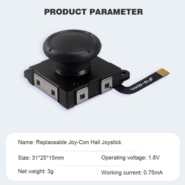 Hall Effect Joystick, Joystick Replacement [No Drifting
