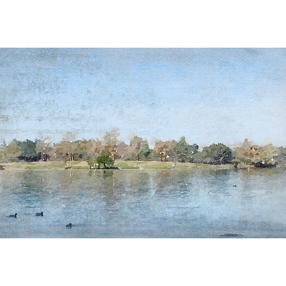 Marmont Hill - "Spring on the Farm 3" by Irena Orlov Painting Print on Wrapped Canvas